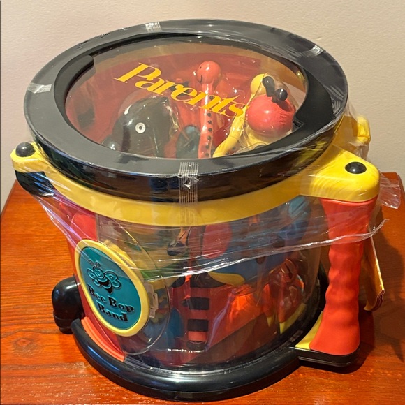Parents Magazine Bee Bop Band Drum Full of Instruments - Picture 3 of 16